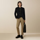 Red bean suit men [50% wool] 25 autumn new business high-end double-sided woolen single woolen jacket men Yunmo Black S1 M (170) Recommended 62-70 Jin [Jin equals 0.5 kg]
