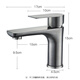 BSITN faucet wash basin bathroom bathroom counter basin hot and cold wash basin faucet B8012