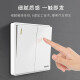 Philips (PHILIPS) switch socket panel Hengxi white five-hole socket 86 type panel household concealed simple TV socket