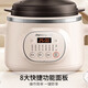 Joyoung electric stew pot, electric stew pot, electric casserole, soup pot, stew pot, purple casserole, bird's nest stew pot, multifunctional pot for porridge, baby food supplement pot, electric cooking pot 3 liters GD517