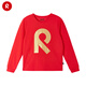 Reima men and women children long-sleeved T-shirts for big children 2024 spring new year warm and fashionable sports cotton top red 3880 152 (152cm)
