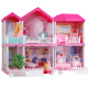 Sugar Rice Princess House Barbie Doll Mansion Children's Toy Simulation Villa Castle Girl Play House Holiday Birthday Gift