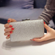 Kuqidaishu embrague bolso para mujeres 2024 nueva cena bolso de celebridades temperamento de temperamento bolso plateado