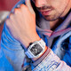 Bonest Gatti German Watch Carbon Fiber Men's Fashionsable Light Luxury Wine Barrel Type Полная автоматическая серия проводников механических часов BG9906-A3 Noble Carbon Black