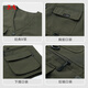 Xidong (XIDONG) Spring and Autumn Middle-aged and Elderly Men's Vest Dad Large Size Multi-Pocket V-neck Casual Horse Clip Photography Fishing Vest Khaki [Spring and Autumn Style] 195 Size [Suggested 105-130 Jin [Jin equals 0.5 kg]]