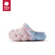 Babycare Baby Pantoffeln Sommerlochschuhe Nicht rutsches Haus im Innenkinder Sandalen Yiluo Pulver 140 mm