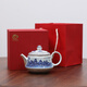 MULTIPOTENT Kung Fu tea set teapot single pot gilt silver Qianlijiangshan teapot Master Zheng Wenqiang's works can be collected