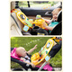 Leyingqi car toy rear baby seat comforting pendant baby stroller stroller carriage baby carriage car steering wheel (battery) + mobile phone + 2 turns Early education