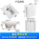 ARROW squat toilet water tank combination ceramic toilet squat toilet complete set squat toilet with water trap squat toilet water tank A type with water trap front sewage depth 256 acceptance after inspection