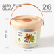 Mideer milu pour enfants fait à la main bricolage clair argile colorée argile argile plastine bonbon pack 26 couleurs scolaire pour enfants