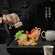 Tao Fuqi's home quality tea pet ornaments to attract wealth, cabbage, tea table decorations, tea trays, tea sets, accessories, color-changing tea to play with, color-changing koi carp, dark color