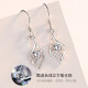 Niai 925 silver earrings, women's earrings, temperament earrings, Korean version, versatile, long, simple, fashionable, face-slimming jewelry, a birthday gift for your girlfriend and best friend, a pair of beautiful earrings