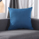 Bed back cushion large cotton and linen solid color pillowcase linen sofa cushion living room pillow bedside backrest light gray 50*50cm separate coat