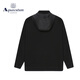 Aquascutum/Yager Lion Dandong New Woll Herren -Kapuze -Pullover Q4867EI091 Black/99 S