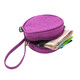 Teng Yue781 redonda de la billetera de la billetera Bolsa de la moneda Versión coreana Caja de almacenamiento de joyería de bolso simple Personalizado 781 Gray