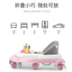 Junkit Baby Walker Anti-O-Leg Multifunktion Anti-Rolling Young Children's Startwagen Baby Cart Basic Sky Blue Music Box Kurzer Druck