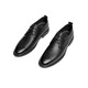 Red Dragonfly Men's Chaussures Nouvelles chaussures en cuir en relief Chaussures de commerce de style britannique Chaussures Derby Chaussures de mariage WTA12161 noir 42