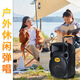 Songchuan International A12-66 outdoor trolley square dance high-power performance activity audio machine karaoke heavy bass Bluetooth 12-inch 15-inch portable mobile stage speaker 15-inch heavy bass flagship version + U-segment microphone pair