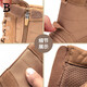 Les nouvelles bottes de combat authentiques de Factory Jihua, les grandes bottes de combat brun tigre, les chaussures de randonnée en cuir en cuir, les bottes de combat brunes [anti-eau et perforation] 41 = 255 [Version originale, retour incorrect]