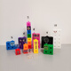 numberblocks1正方体数学教具100数字积木方块儿童拼搭玩具 81-90(1000粒普通方块+贴纸数字