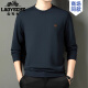 Classic Car Pure Cotton 100% runder Nacken Langarm T-Shirt Herren Herumn Business Casual Pullover Herren weicher und atmungsaktives Top-Basis-Hemd 6625 Grau 3xl (vorgeschlagen 170-190jin [Jin gleich 0,5 kg])