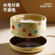 Huiyimu (Huiyimu) Température constante Chauffage Chat Cat Bol yogourt Machine Bol d'eau potable Bol en conserve en céramique d'alimentation en céramique Cat Bol de chat Disenseur numérique Affichage numérique à 3 vitesses PAD à température constante + 350 ml de lait jaune