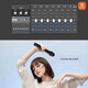 
Bed 1583 Hongqi Bluetooth Square Dance Audio Outdoor Advanced Portable Singing K Song Audio Pull-Room Bass Dance Speaker Multimedia Speaker Bass Heavy Bass 15-inch High Power Sound Card Audio + 2 Metal Microphone