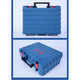 DongCheng de 12V/18 V Caja de herramientas de carga Caja de plástico llave de plástico Añada de perforación manual con martillo eléctrico Caja de almacenamiento portátil 20V/698 Caja de plástico adecuada para llave de 20 V y taladro eléctrico