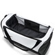 Nike (Nike) Bolsa de entrenamiento para hombres y mujeres, bolsa de cuerpo cruzado, bolso de hombro, bolso, bolsa de transporte, bolsa de viaje, DX9789-100 White
