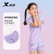 XTEP children's swimsuit girls' split quick-drying breathable swimsuit small, medium and large children's hot spring swimsuit female purple size 20
