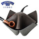 Sharphan (Savinelli) Italienischer Sharphan-Pfeifenhalter aus Südost, Nordwestorigami M674 Viertüriger Lederpfeifhalter Herrengeschenk Silber Grey-Hole