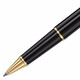 Montblanc (MONTBLANC) Spring Festival Gift Signature Pen Meisterstück Series 163 Ball Ball Pen Gold 12890