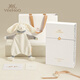 
[80% new]YEEHOO baby comfort towel can be used for entranceAbebe newborn meeting gift box baby plush hand puppet toy full moon gift