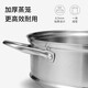 Kangbach 304 stainless steel three-layer steamer steamer with double bottom large soup steamer multi-functional pot 32cm universal for gas stoves