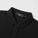 Hailan Home (HLA) Polo Top de manga corta para hombres para negocios de verano Casco fría Desmontable Camisa de solapa simple