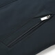
Caniti mid-length men's sapphire mink liner with hat parka winter warm coat business casual fur dark blue L