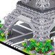 Chengpin Tiananmen Palace Museum Temple of Heaven assembled building blocks for adult buildings compatible with Lego difficulty puzzle boys and girls toys [Great gift] Big iron tower 15866 tablets + dustproof box