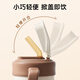 小土豆直饮保温水杯带吸管宝宝学饮杯儿童带手柄恒温直饮水杯奶瓶保温杯 太妃棕+背带 300ml