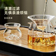 YIJUKE Guanshan glass tea leakage tea strainer creative tea filter tea separator funnel tea set accessories tea strainer