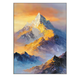 
Yitu hand-painted oil painting entrance living room decoration painting study office vertical version good meaning light luxury sofa dining room hanging painting Rizhao Jinshan 60*80 black metal frame