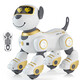 JJR/C Educación temprana Machine de control de voz inteligente Toys para niños Toys Boys 3-6 años niñas 2-4-8 años Robot de regalo de cumpleaños Programación de Robot Inteligente Seguimiento + Interacción táctil [N1 Gold] Seguimiento inteligente Programación Toque Sensado Aprendizaje Compañero