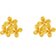 Saturday Blessing Hydrangea Gold Earrings Earrings Girls Birthday Gift Price A0911673 One Pair Approximately 1.57g