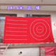 Balloon gun background cloth target hanging cloth park night market temple fair stall game project 2188 toys 3 meters * 1.6 meters horizontally