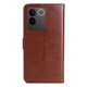 vivos17e mobile phone case flip leather case V2285A protective case BBK S17e case S17e full cover anti-fall and explosion-proof soft edge wallet card black @ craftsmanship @ + full screen soft film + lanyard vivo S17e