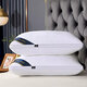Pillow core + pillowcase hotel pillow single pair pack home washable pillow core feather velvet pillow single side sapphire blue high pillow 2 pillows + two pillowcases
