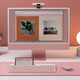 Logitech K580 wireless Bluetooth ultra-thin silent keyboard Office laptop mobile phone Mac tablet iPad Portable dual-mode cross-screen keyboard Multi-device mouse pad Ultra-thin keyboard K580-pink + multiple choice gifts