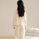 Cat men pajamas women pure cotton spring and autumn long-sleeved trousers loose, comfortable and cute casual, can be worn outside home clothes cotton suit 9901 Xingxiong L [recommended 95-115Jin [Jin equals 0.5 kg]]