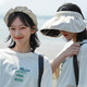 Nanjiren (Nanjiren) outdoor summer sun hat women's sun hat men's mountaineering hat sun hat anti-UV vinyl shell hat empty top hat