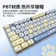 Logitech [Haipi Kitten] K845 Keyboard mécanique Gamiage Keyboard Office Clavier de bureau en taille réelle Backlight E-Sports Poulet Keyboard Moa High Ball Keycap K845 Tea Shaft-Haipi Kitten