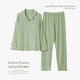 Pyjamas de manzhizhuang pour les femmes au printemps et aux manches longues en coton 2023 Nouveau ensemble de vêtements de maison décontractés japonais fines fines (Jin est égal à 0,5 kg]) [adapté à 120-135jin [Jin est égal à 0,5 kg]) [adorable à la peau et respirable]